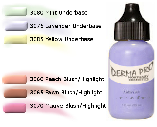 Airbrush Primer and Blush - Derma-Pro Mortuary Cosmetics