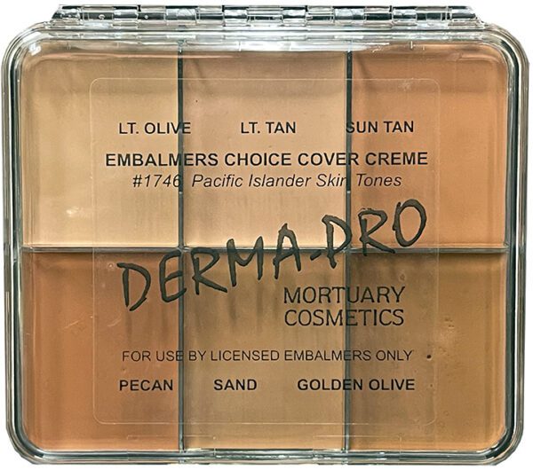 Derma-Pro Mortuary Cosmetics Embalmer's Choice Cover Creme - Pacific Islander Skin Tones