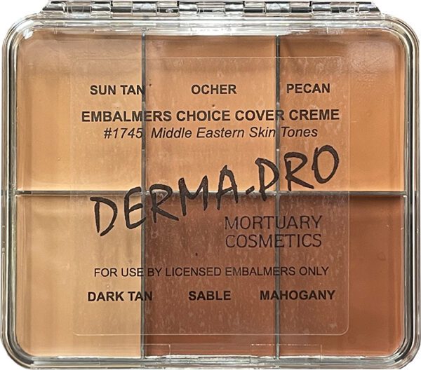Derma-Pro Mortuary Cosmetics Embalmer's Choice Cover Creme - Middle Easter Skin Tones