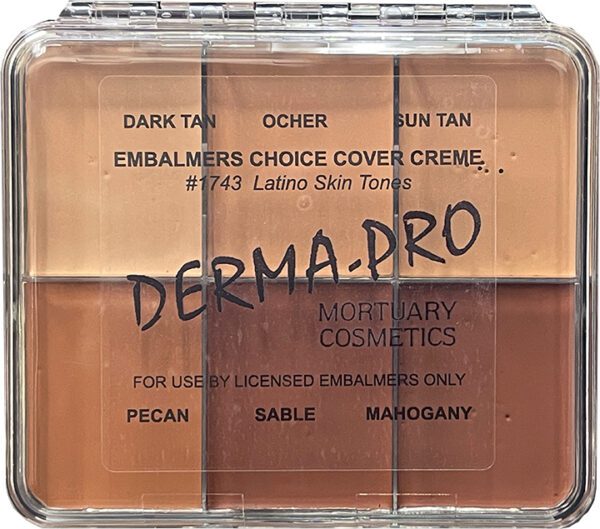 Derma-Pro Mortuary Cosmetics Embalmer's Choice Cover Creme - Latino Skin Tones